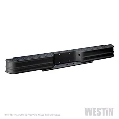 Westin 20000 DiamondStep Universal Black Replacement Rear Bumper