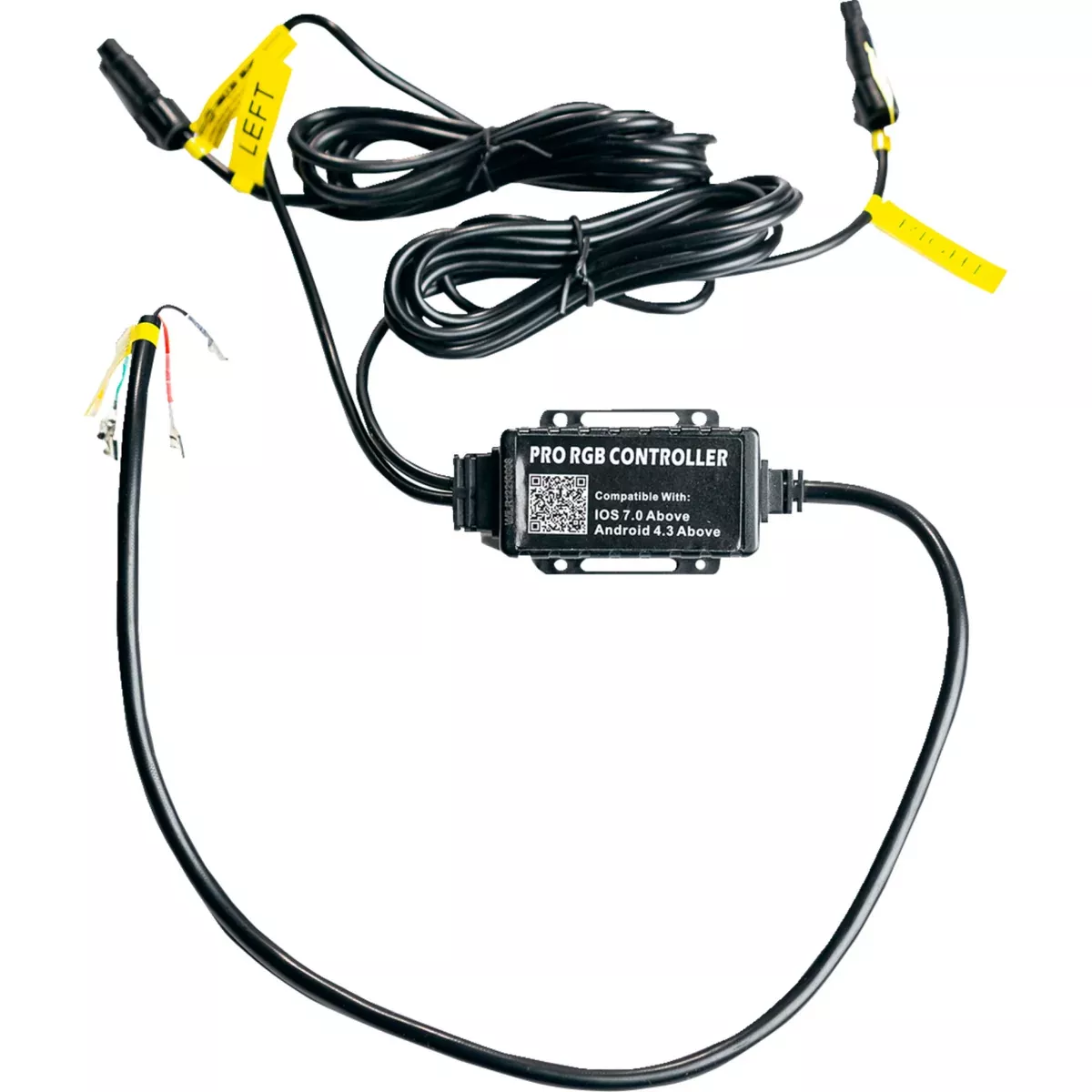 WHIPITLIGHTRODS 2040-2956 45-300 Bluetooth RGB Harness Light Rod Harness – 3′ – Bluetooth