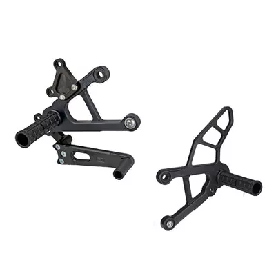 Woodcraft Kawasaki ZX-6R 19-26 Rearsets Basic Kit