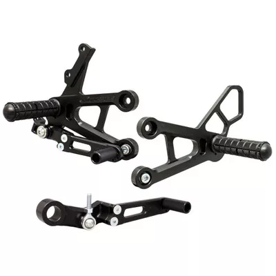Woodcraft Suzuki GSXR-1000 17-26 Complete Rearset Kit