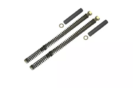 Works Drop In Fork Cartridges with Dual-Rate Fork Springs for ’06-13 FXD/FXDF/FXDB/FXDL/FXDWG -49mm Forks Tunable for Sport Riding