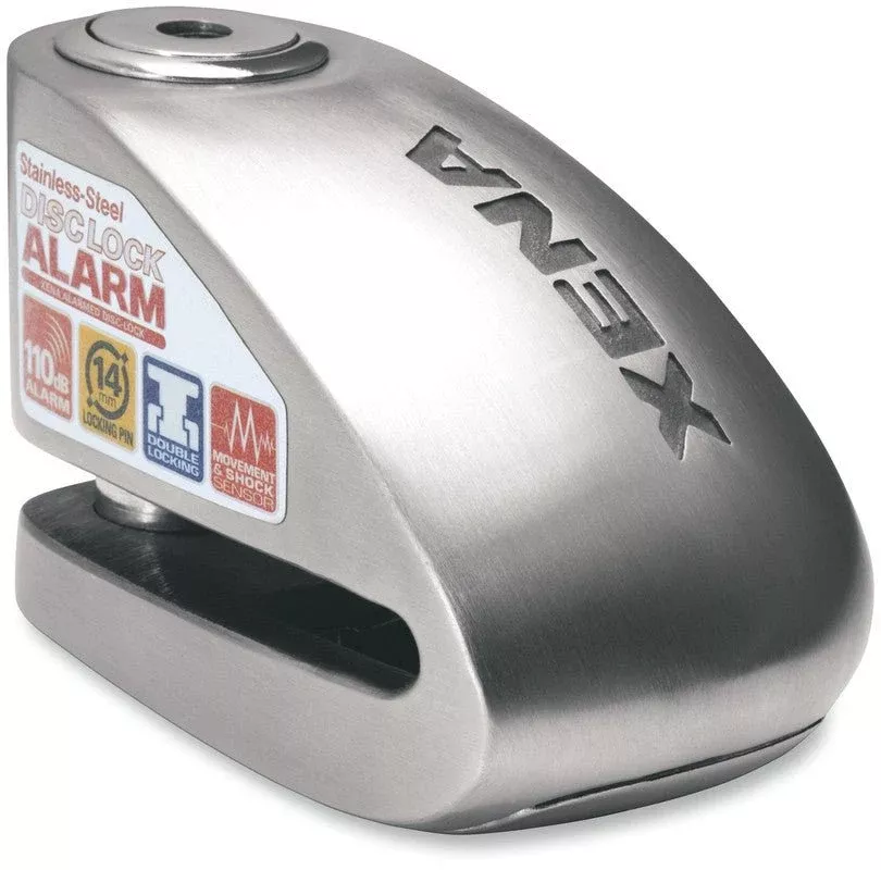 Xena XX14 S/S Disc Lock With Alarm 14mm