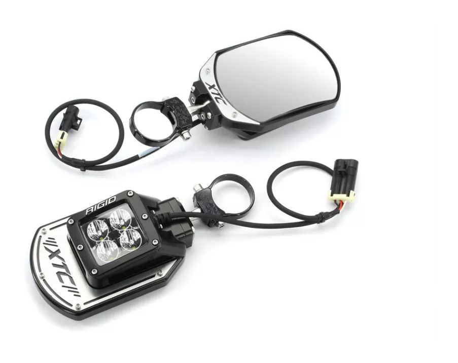 XTC Power Products SIX12 UTV Billet LED Side Mirrors