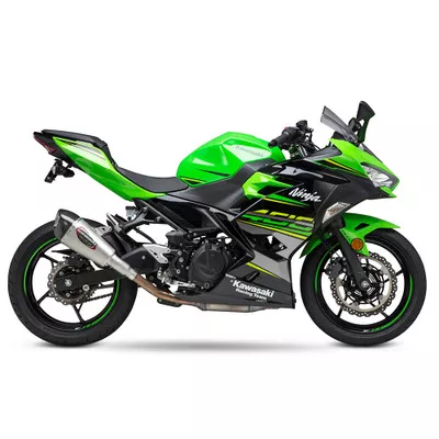 Yoshimura Kawasaki Ninja 400 18-23 Works Edition Street Alpha T Slip-On Exhaust SS-SS-CF