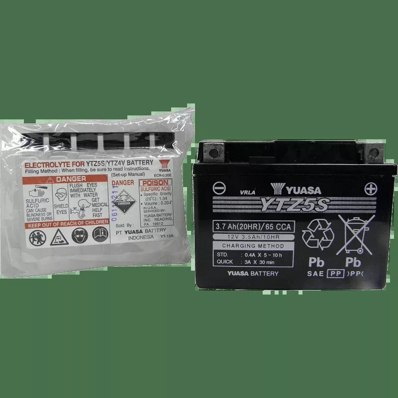 Yuasa YTZ5S-BS Maintenance Free, 12V Battery