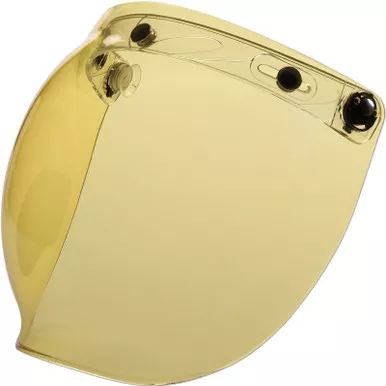 Z1R Amber Flip-Up 3-Snap Bubble Shield