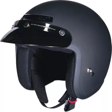 Z1R Jimmy Flat Black Helmet Matte