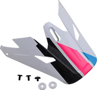 Z1R Rise Evac Gloss White Pink Blue Visor